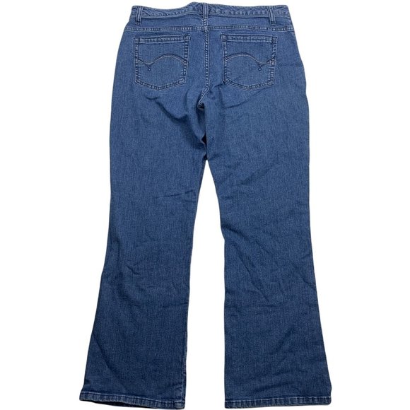 Lee 34" X 30" Jeans 10 12 14 Slender Secret Lower On The Waist - Picture 2 of 5